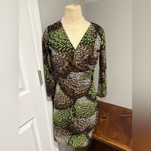 LOFT Midi 3/4 Sleeve Dress Size 0 Petite